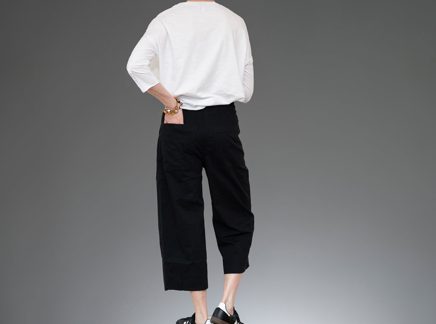 Revel- 3/4 Sleeve Raw Tee - Drop Shoulder in four colors