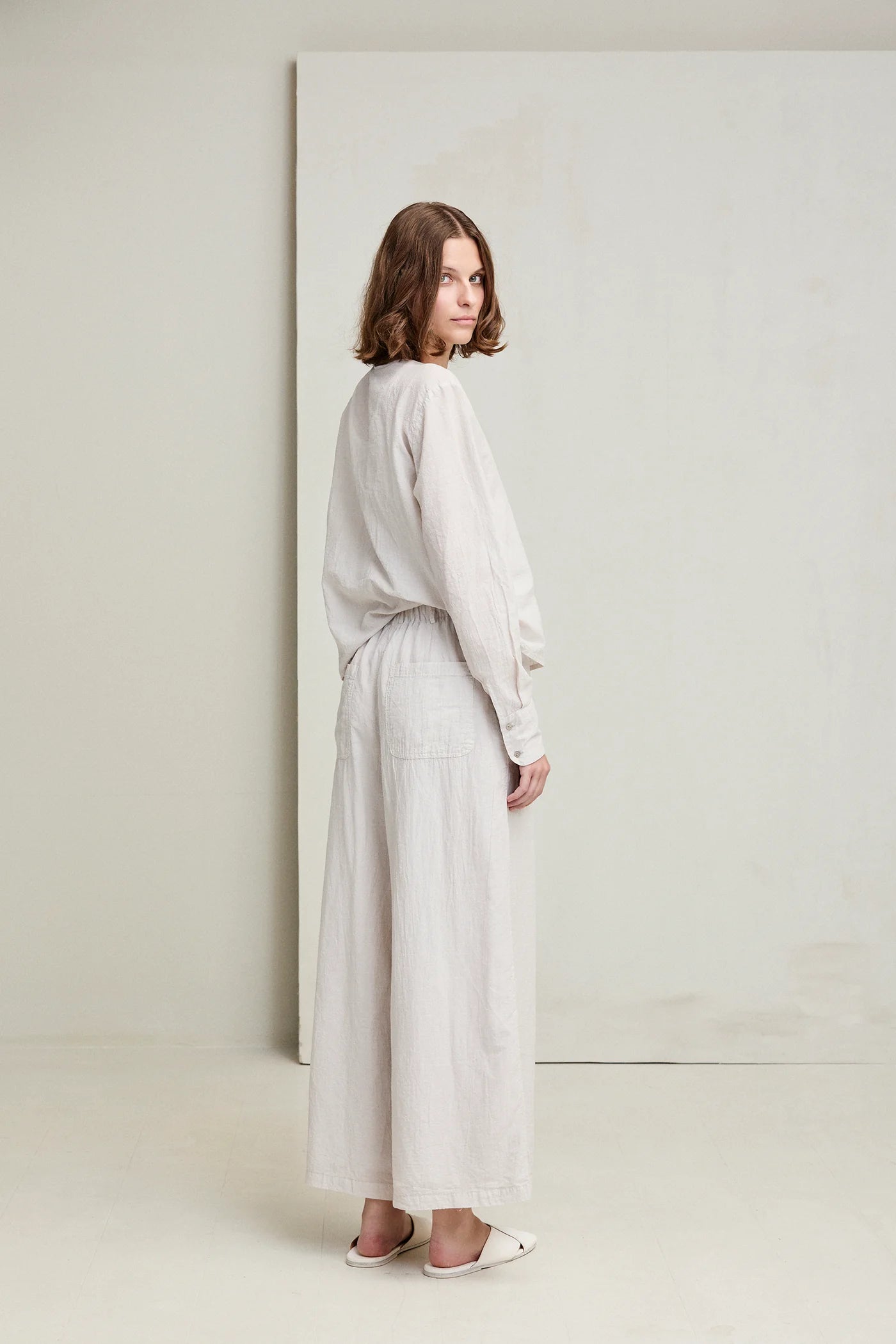 Kristensen Du Nord - Light Crinkled Loose Pants
