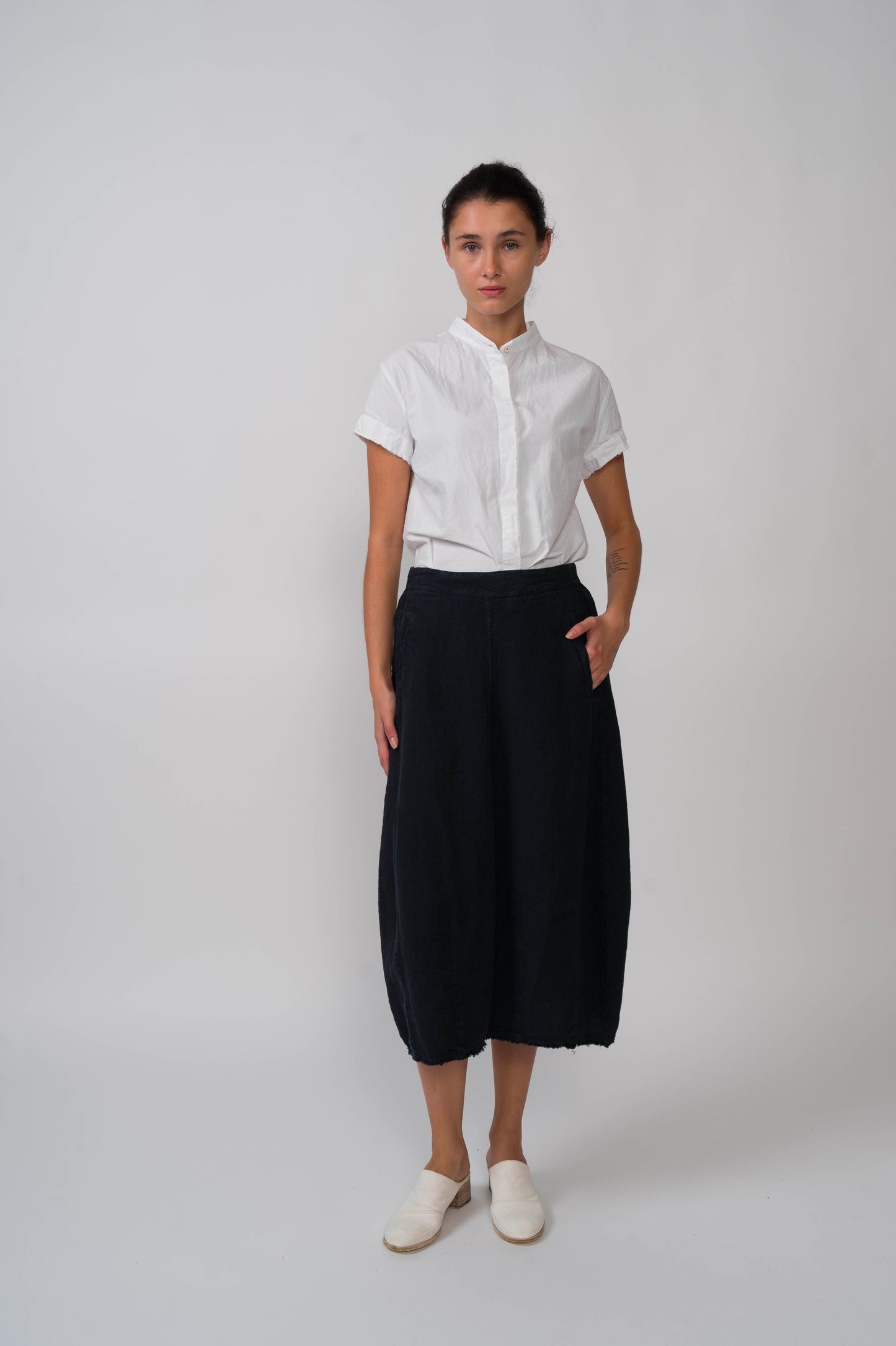 Hannoh Wessel - Skirt Jade in Zinc
