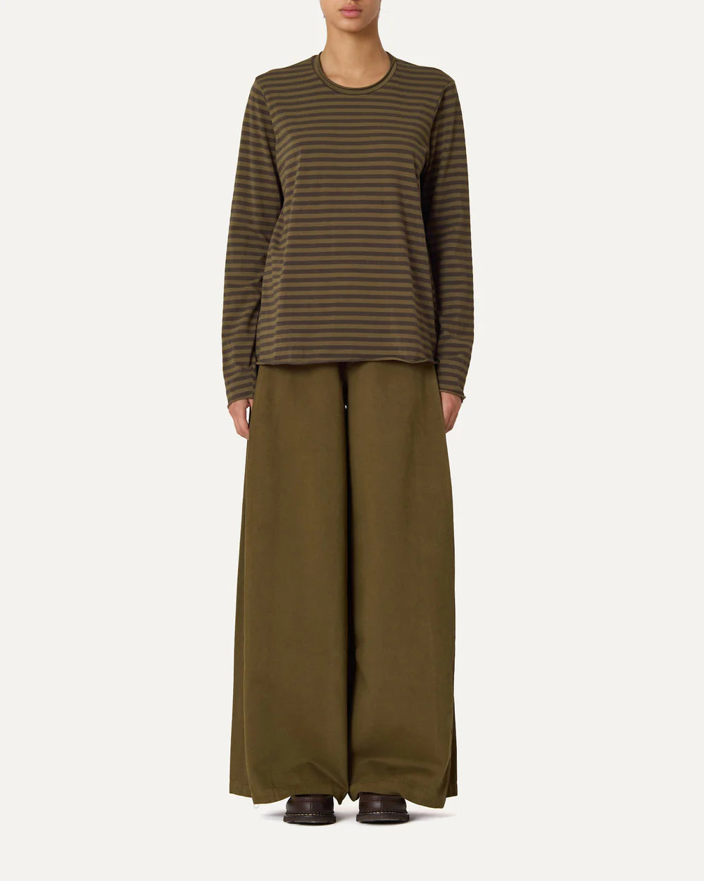 Labo Art - Stripe Tee in Petrol or Papiro