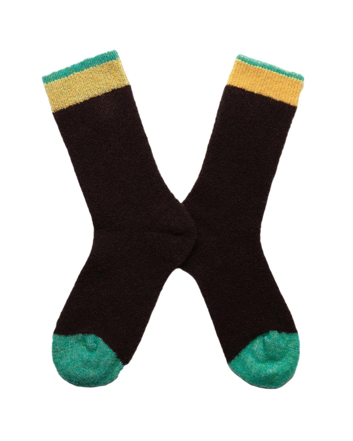 Bonne Maison - Chaussette Mousse Unis in Noir