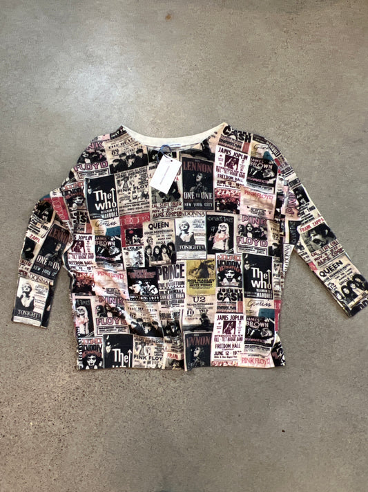 Printed Artworks - Rock Ticket Oversized Cashmere Tee(M)