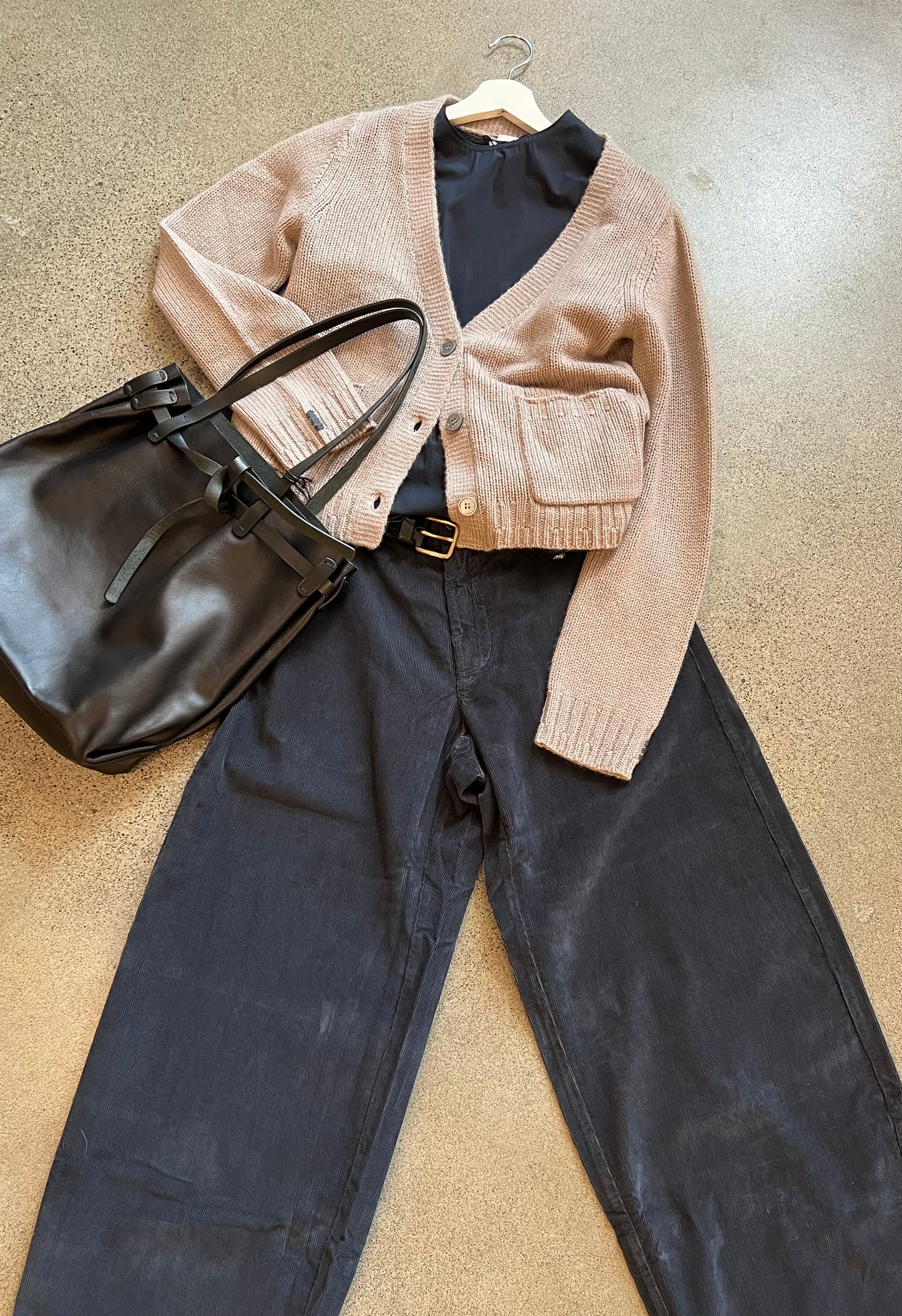 Kristensen Du Nord - Two Toned Cardigan in Greige or Black