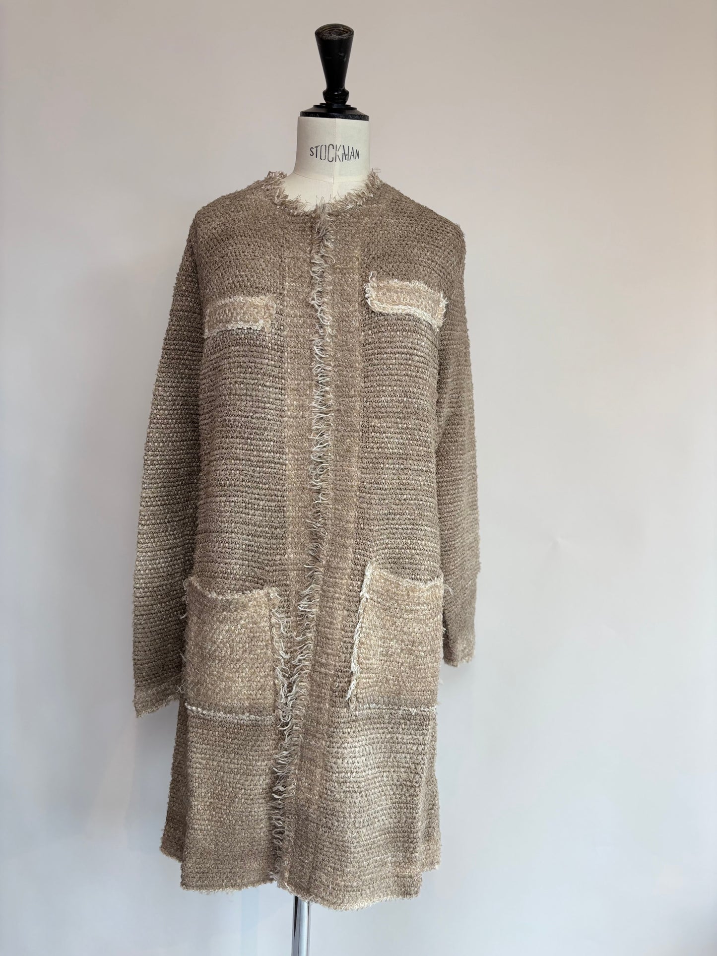 Avant Toi- Round Neck Jacket in Noce Moscata