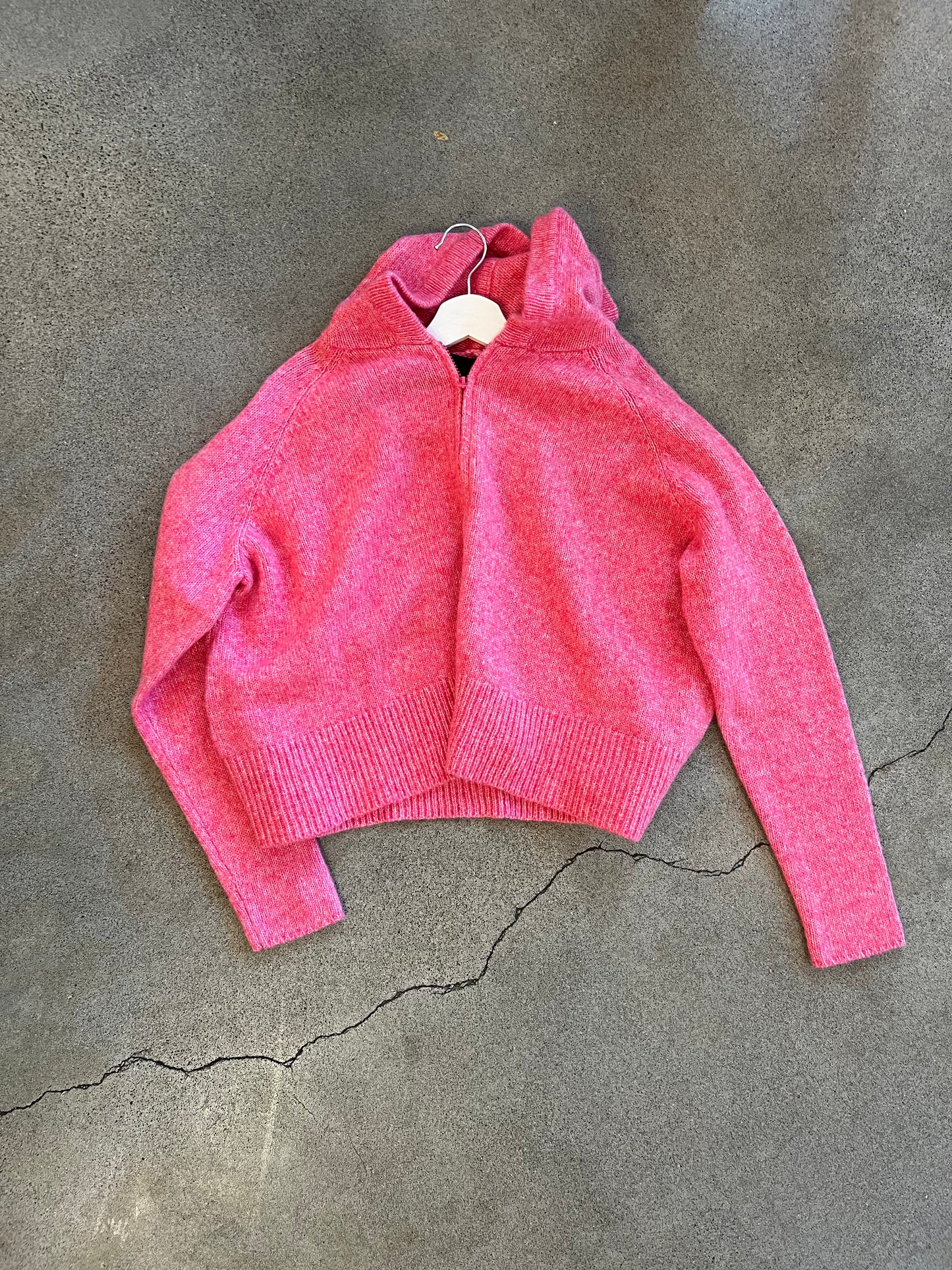 Rundholz Black Label - Zippered Sweater Jacket in Black, Grey, or Lotus