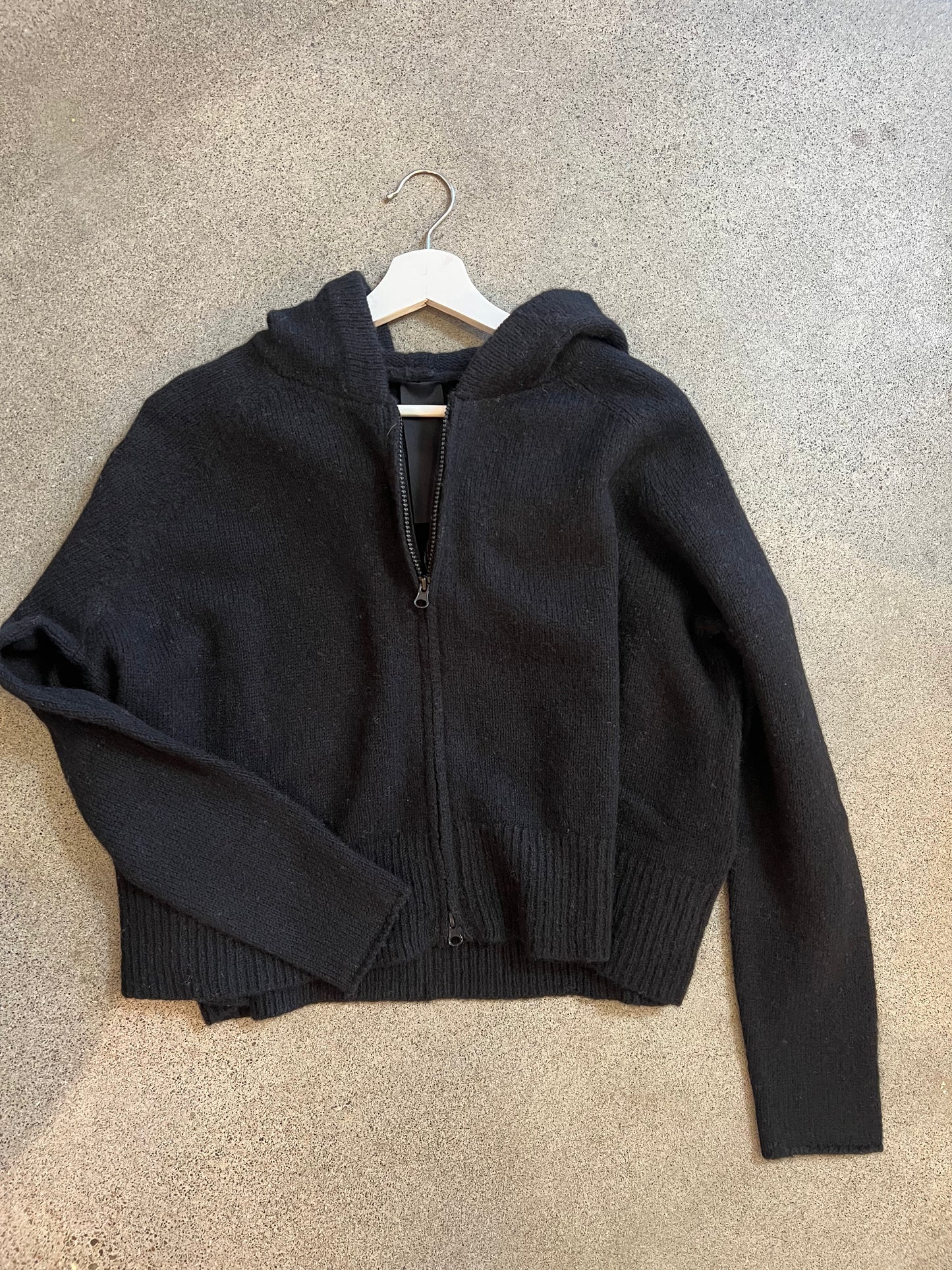 Rundholz Black Label - Zippered Sweater Jacket in Black, Grey, or Lotus