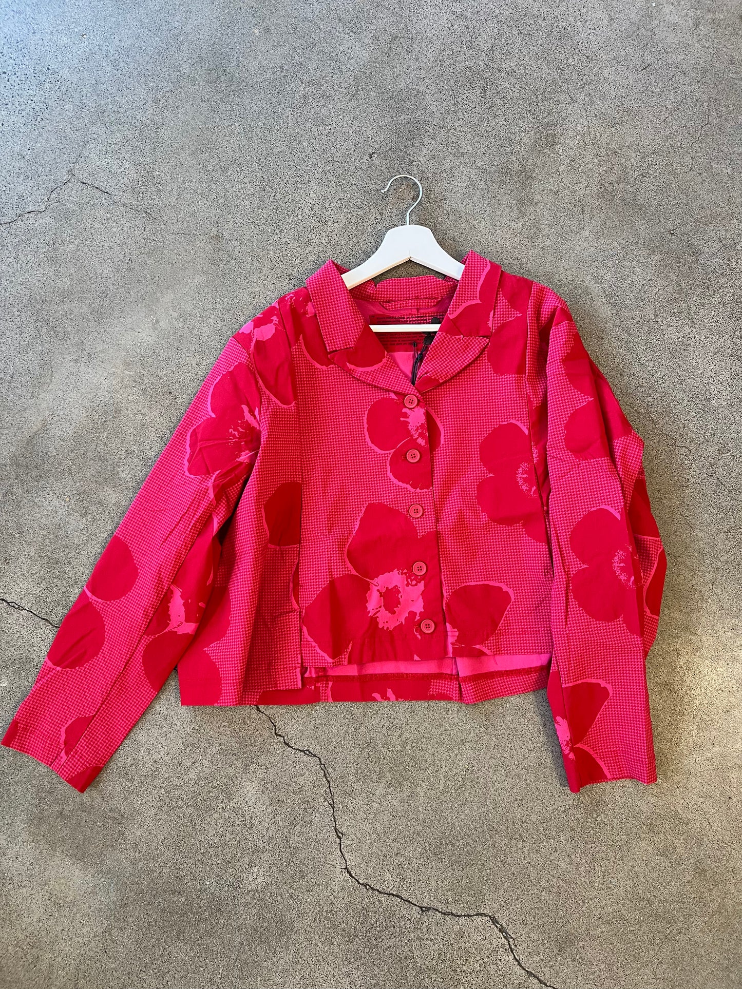 Rundholz Black Label - Rose Print Crop Jacket