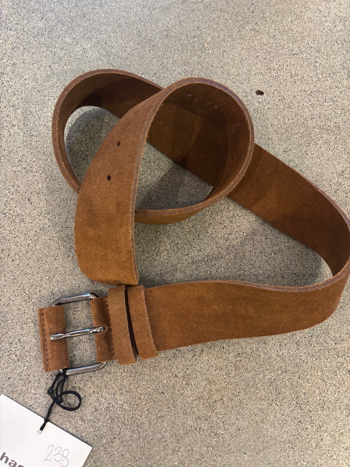 Hache - Large Suede Belt