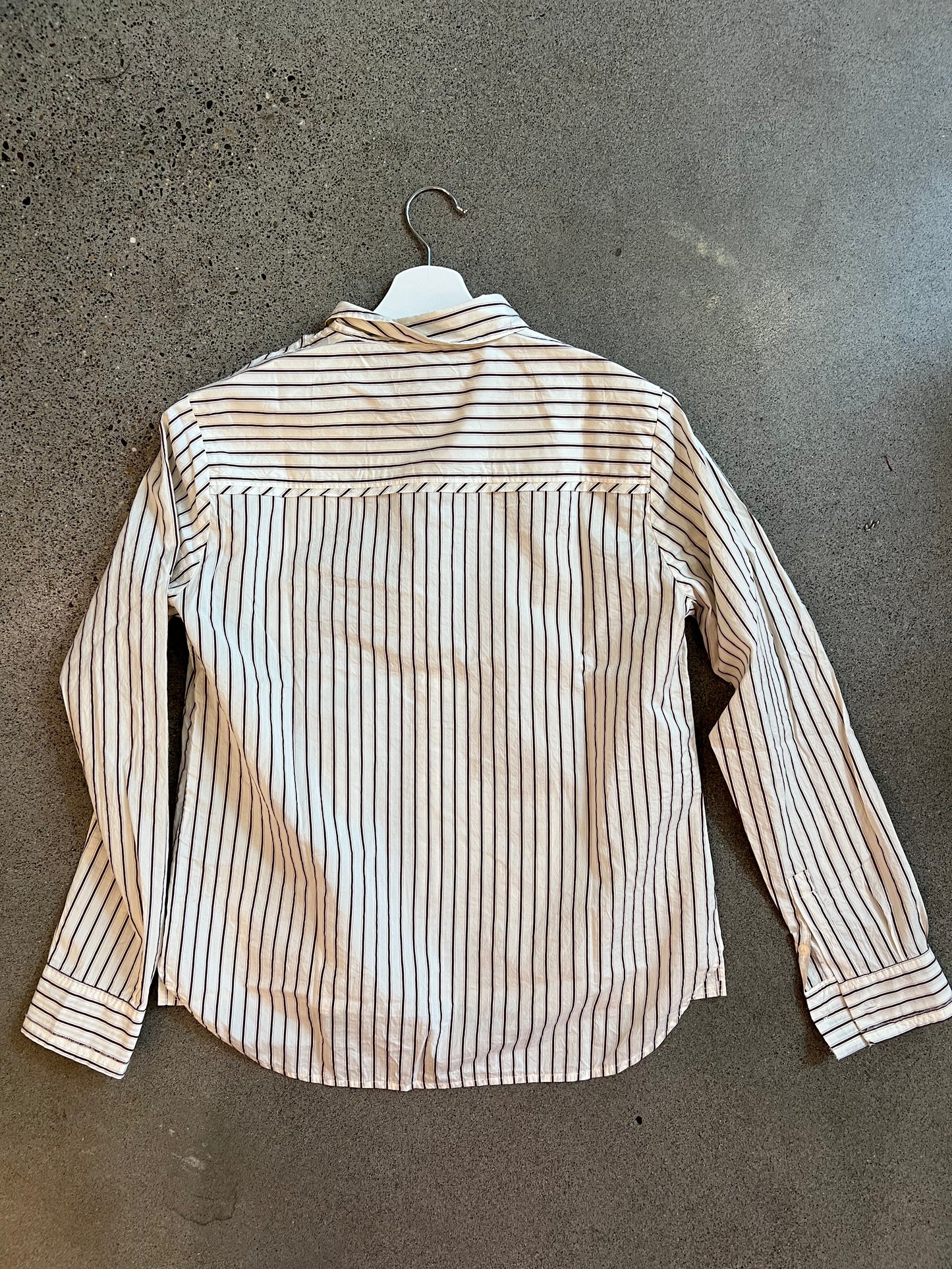 Kristensen Du Nord - Striped Cotton Silk Classic Shirt