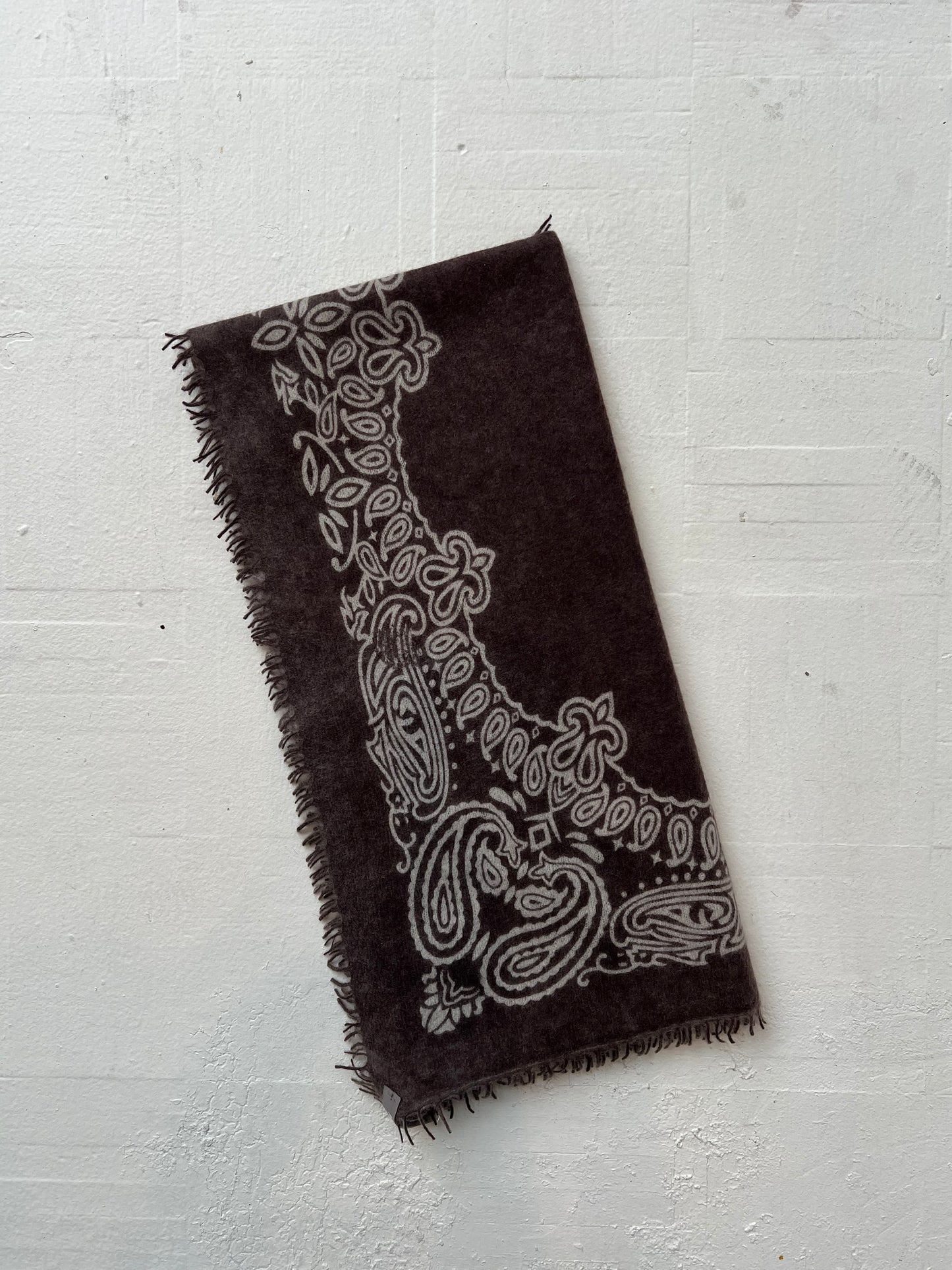 KAS- Bandana Print Long Cashmere Scarves