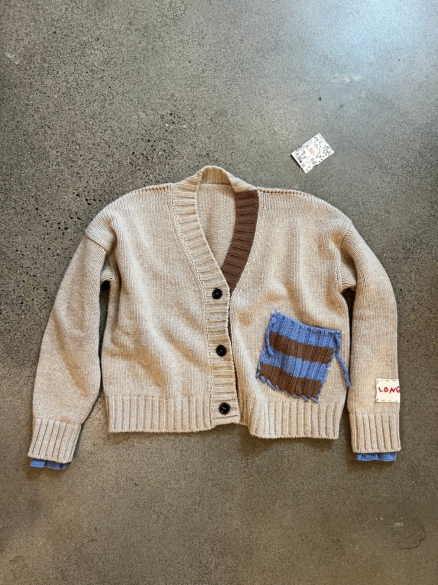 Longo - Pocket Stitch Cardigan