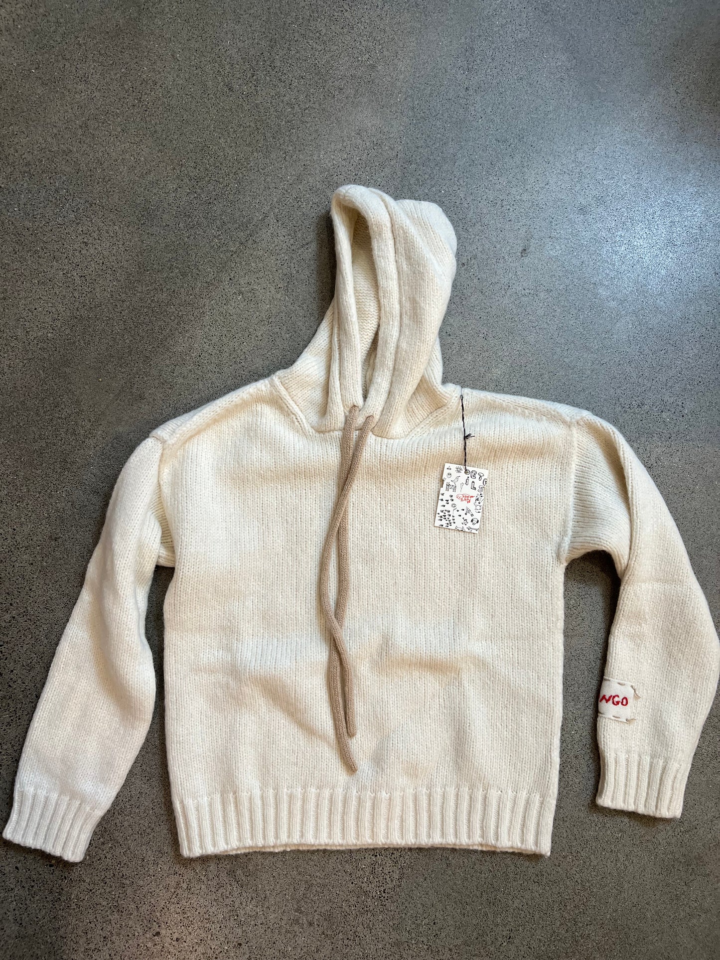 Longo - Hoodie in Colorblock or Winter White