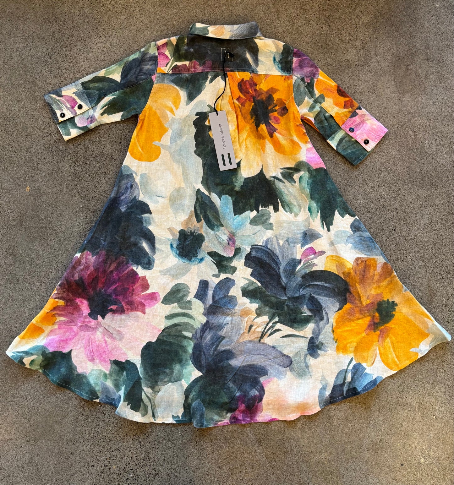 Hannes Roether - Floral Linen Dress