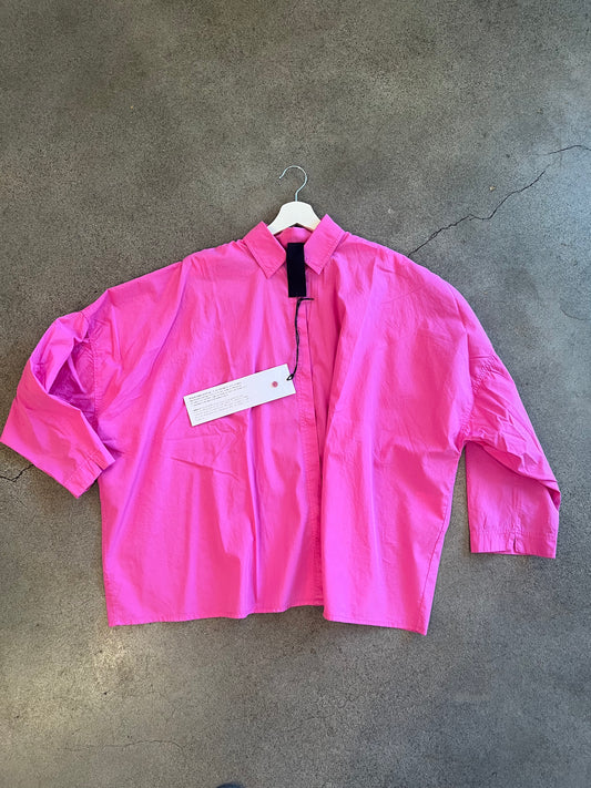 Rundholz Black Label - Oversized Pink Button Shirt