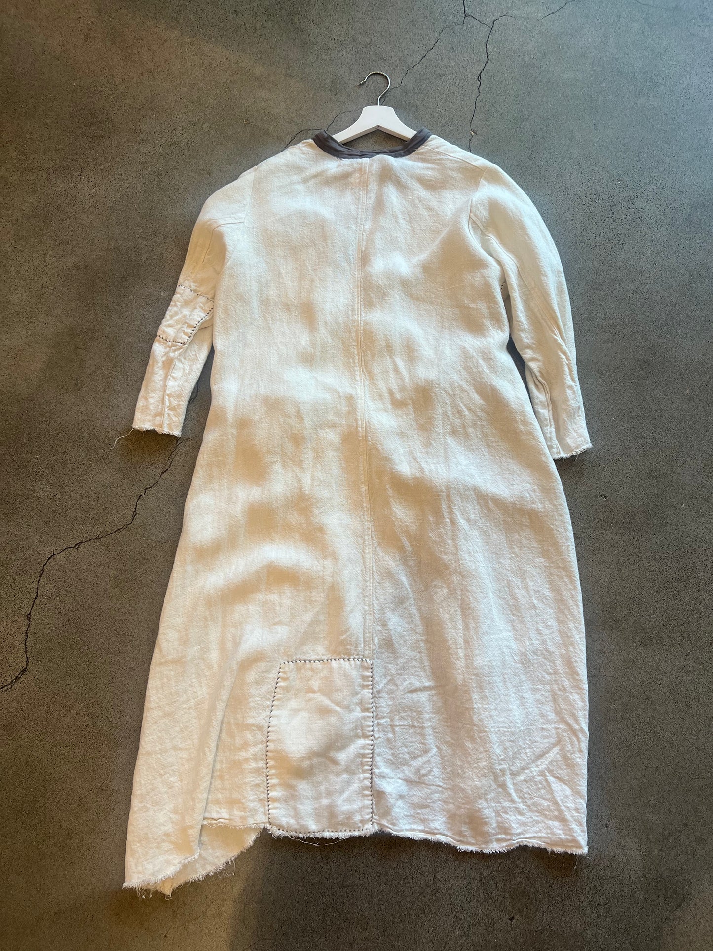 Magnolia Pearl - White Linen Duster Jacket