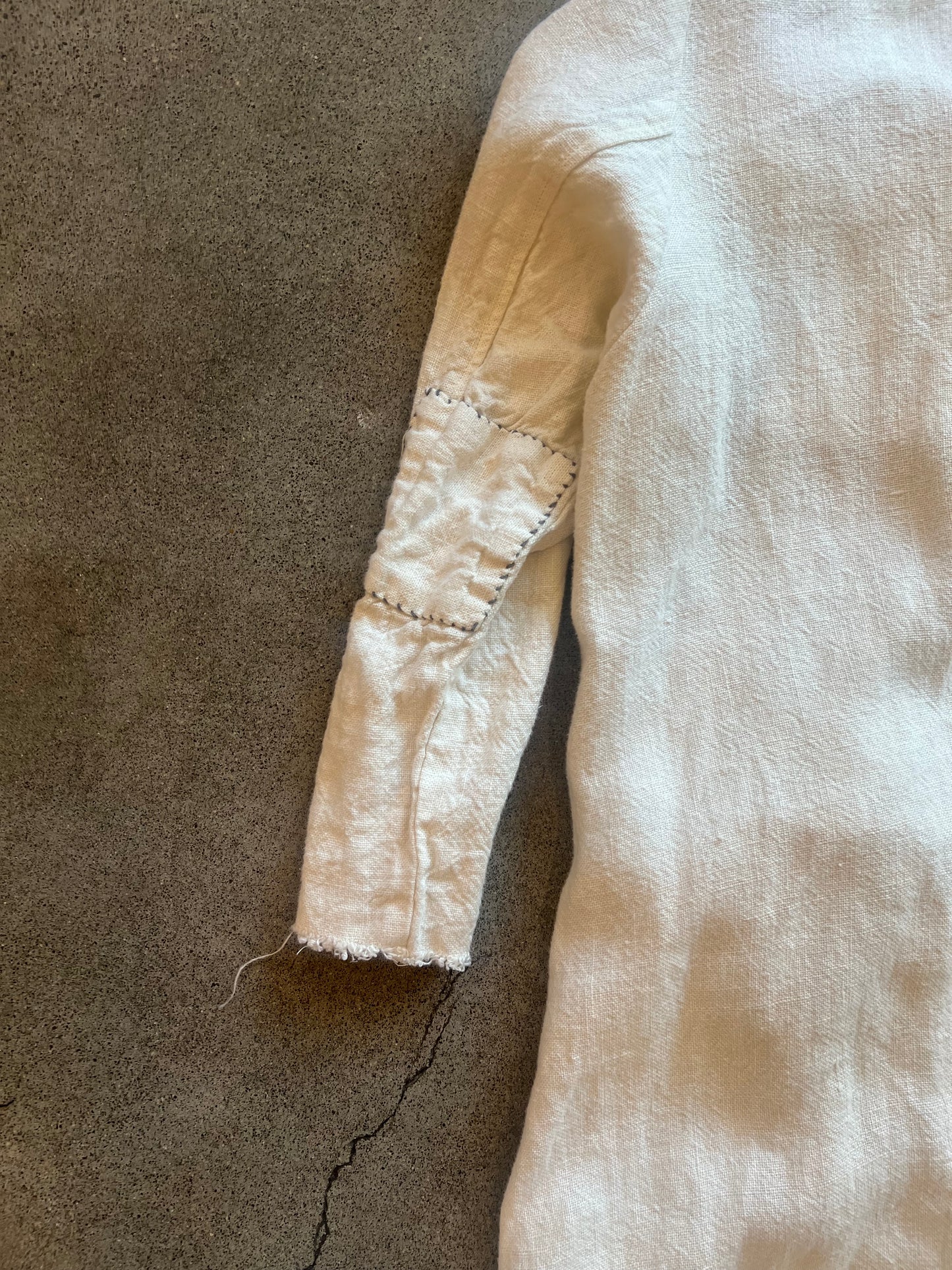 Magnolia Pearl - White Linen Duster Jacket