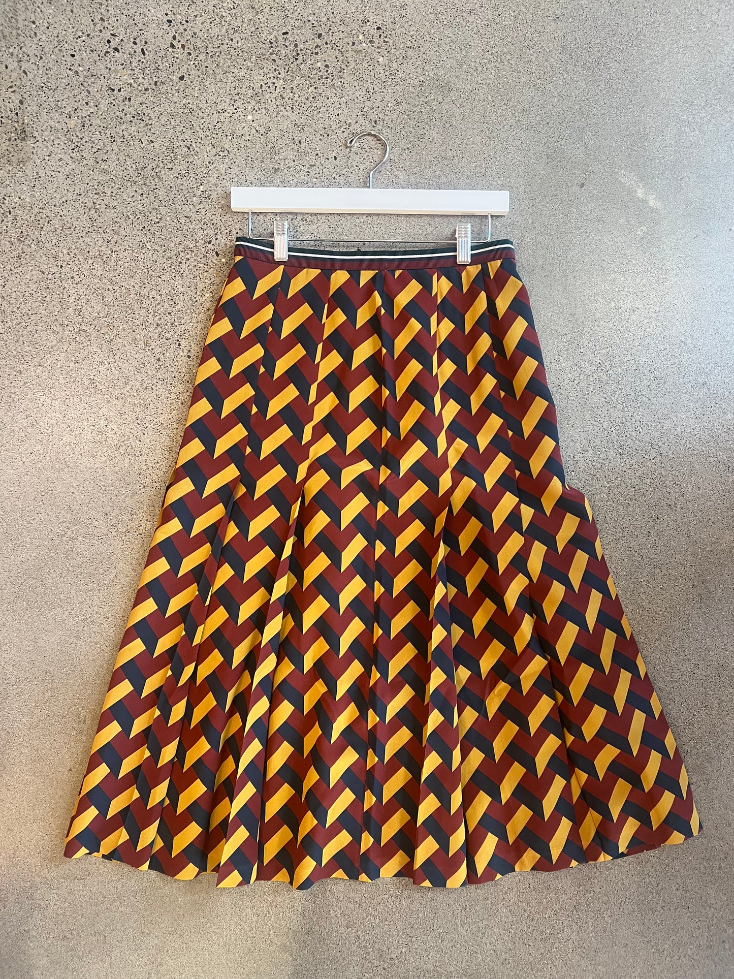 Le Sarte Pettegole - Midi Pleated Silk Skirt