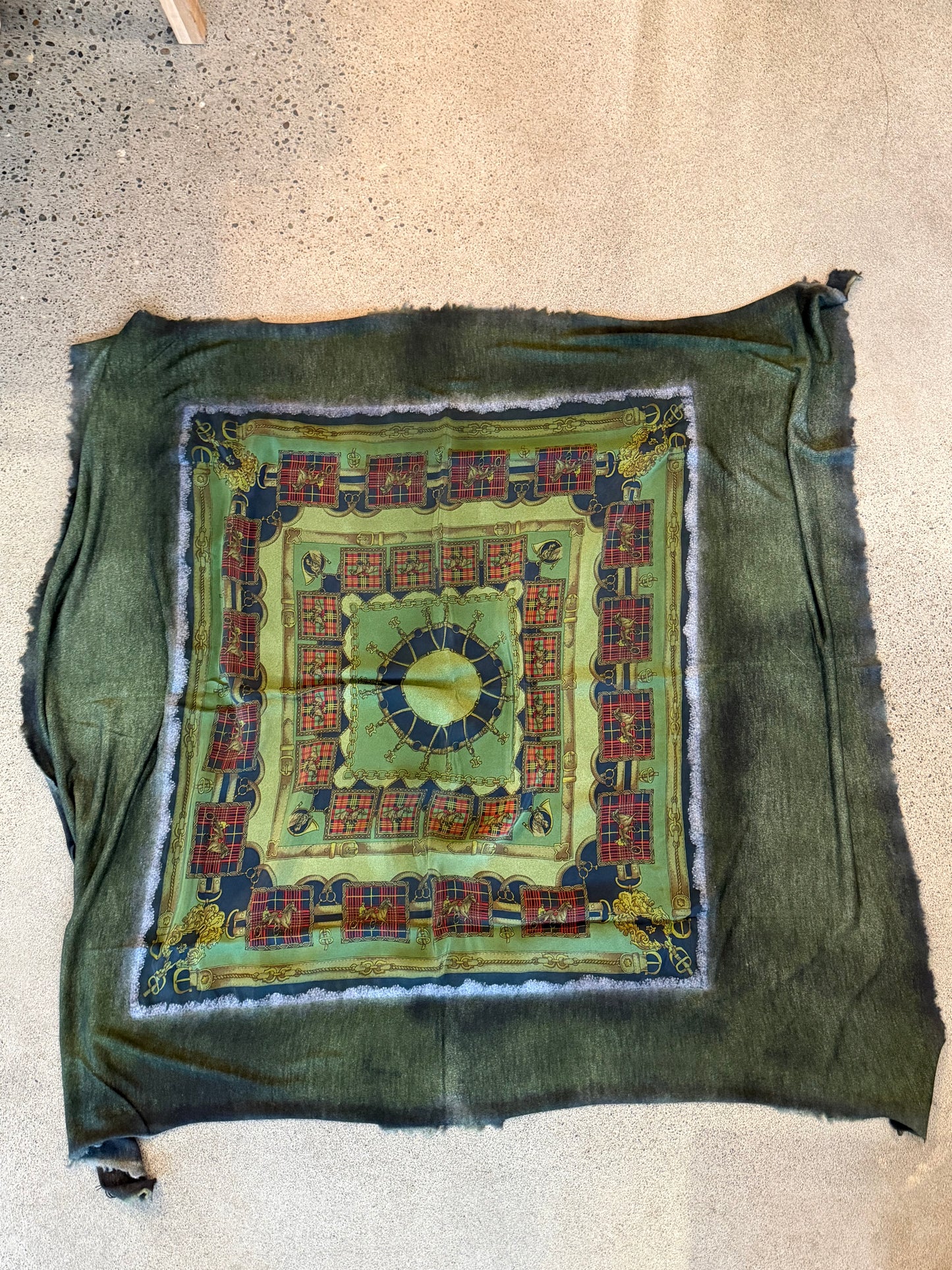 Avant Toi - Hand Painted & One of a Kind Foulard Scarf