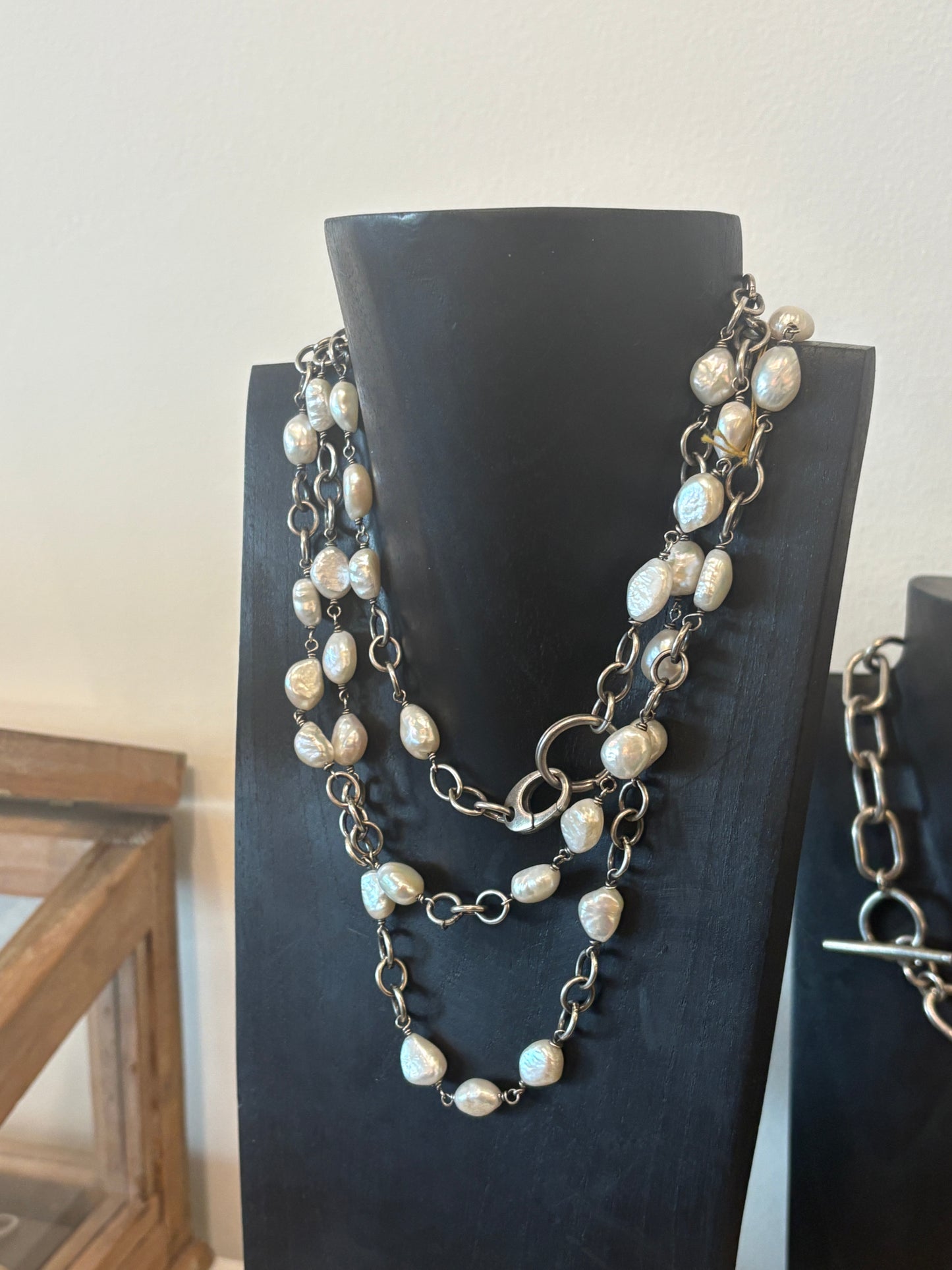 Shannon Koszyk - Not Your Grandmother's White Pearl Necklace