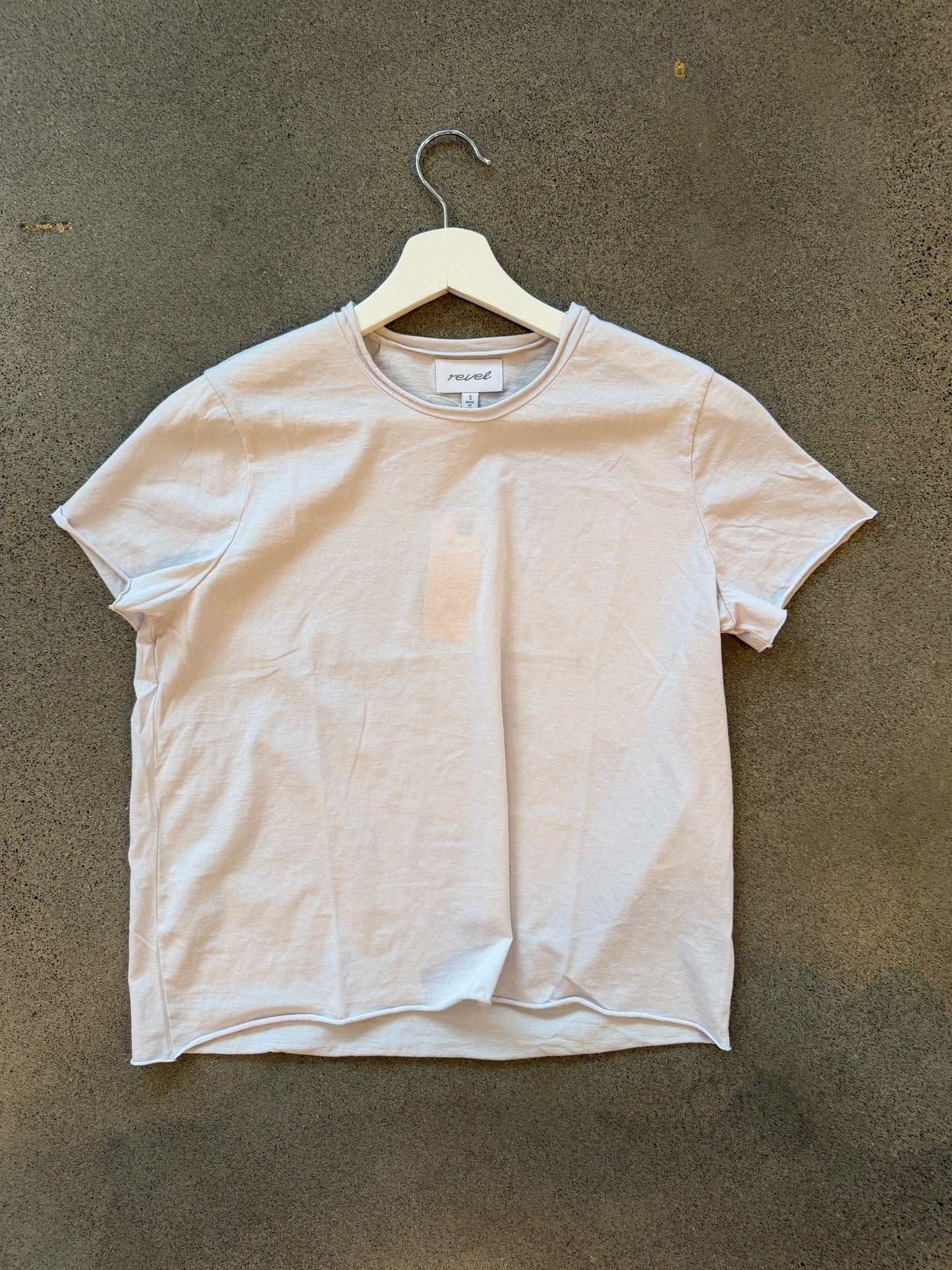 Revel- Short Sleeve Raw Tee in four colors