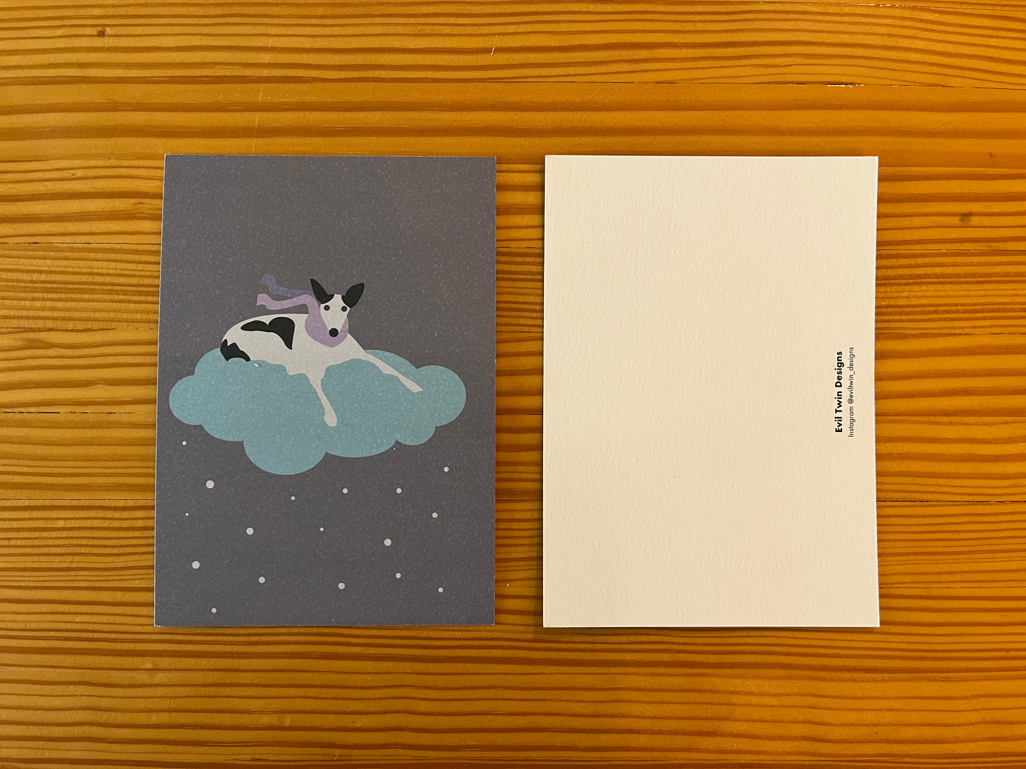 Evil Twin Designs - Snowdog Postcard