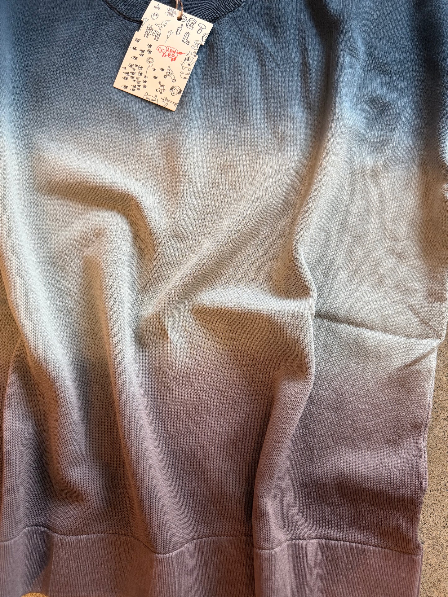 Longo - Thick Knit Tee Ombré