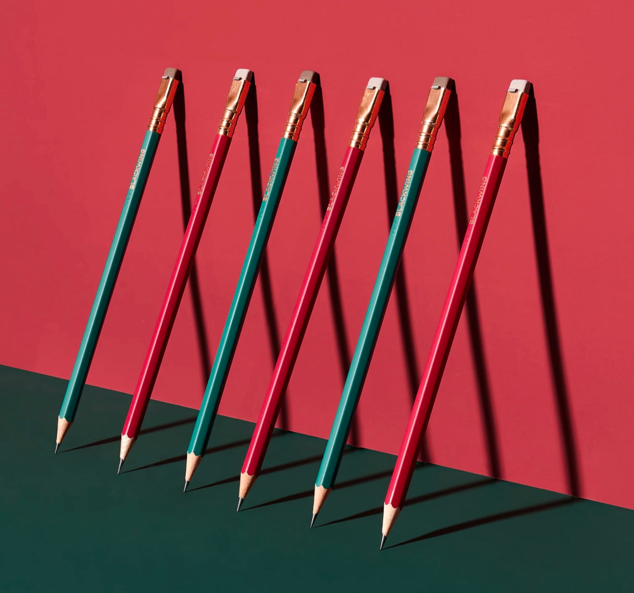 Blackwing Matte Soft Graphite in Red or Green