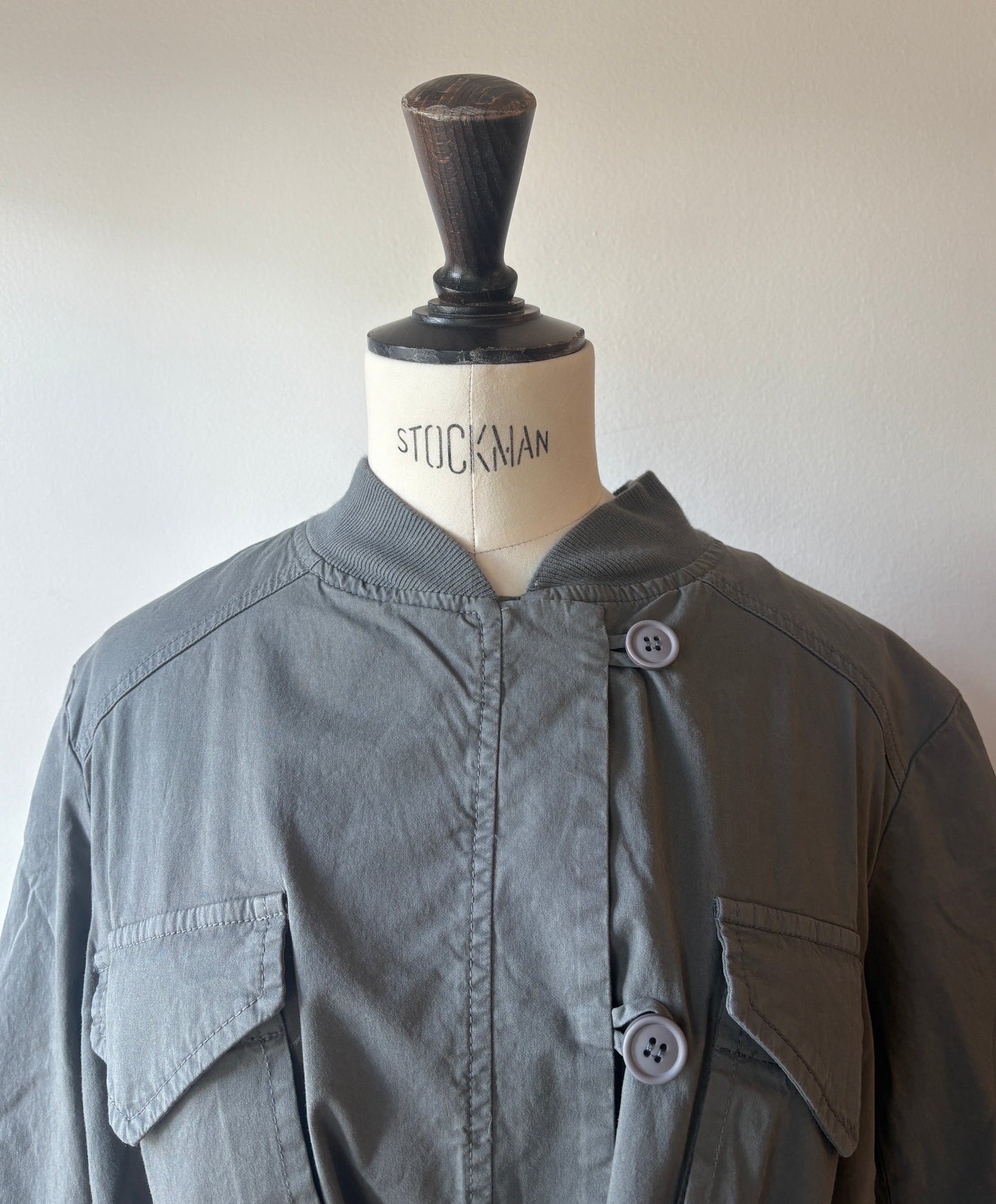 Rundholz Black Label - Oversized Utility Coat in Grey