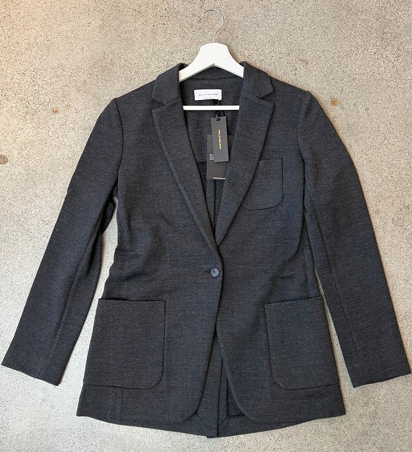 Nells Nelson - Geneve Herringbone Knit Blazer