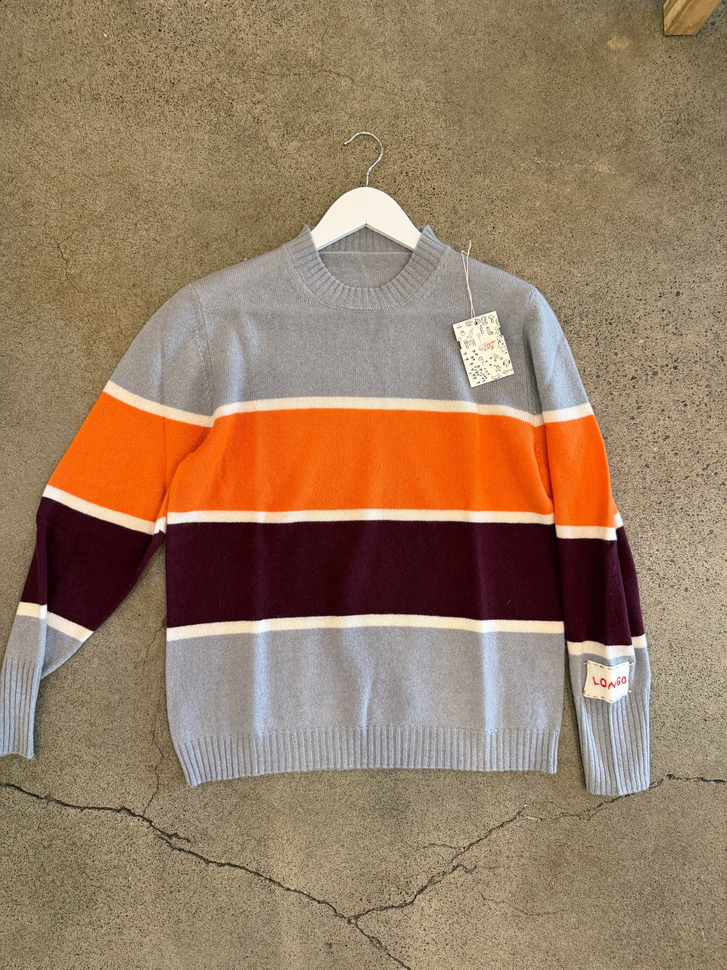 Longo - Vintage Stripe in Cashmere for Men or Women