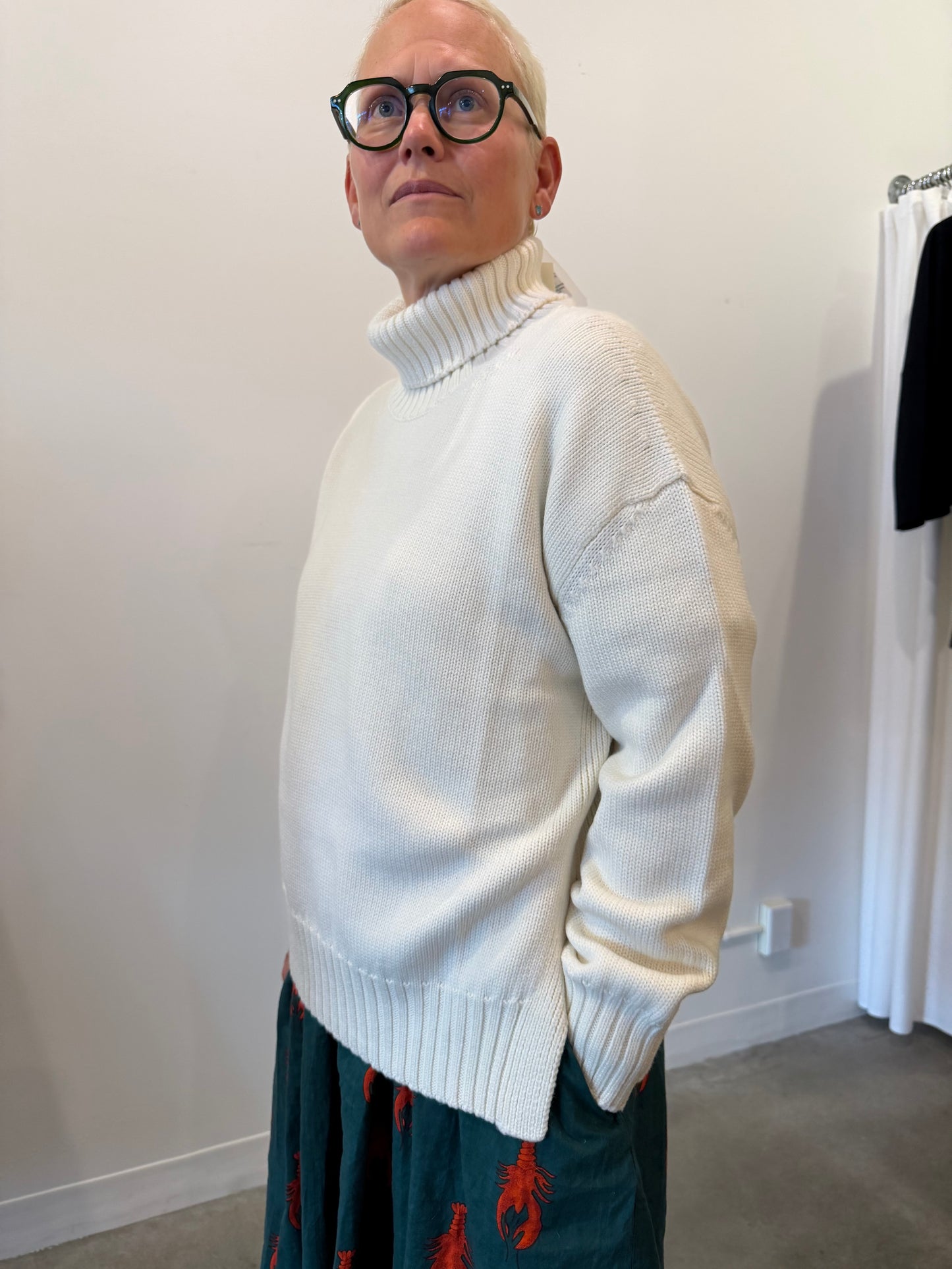 Labo Art Turtleneck in Winter White