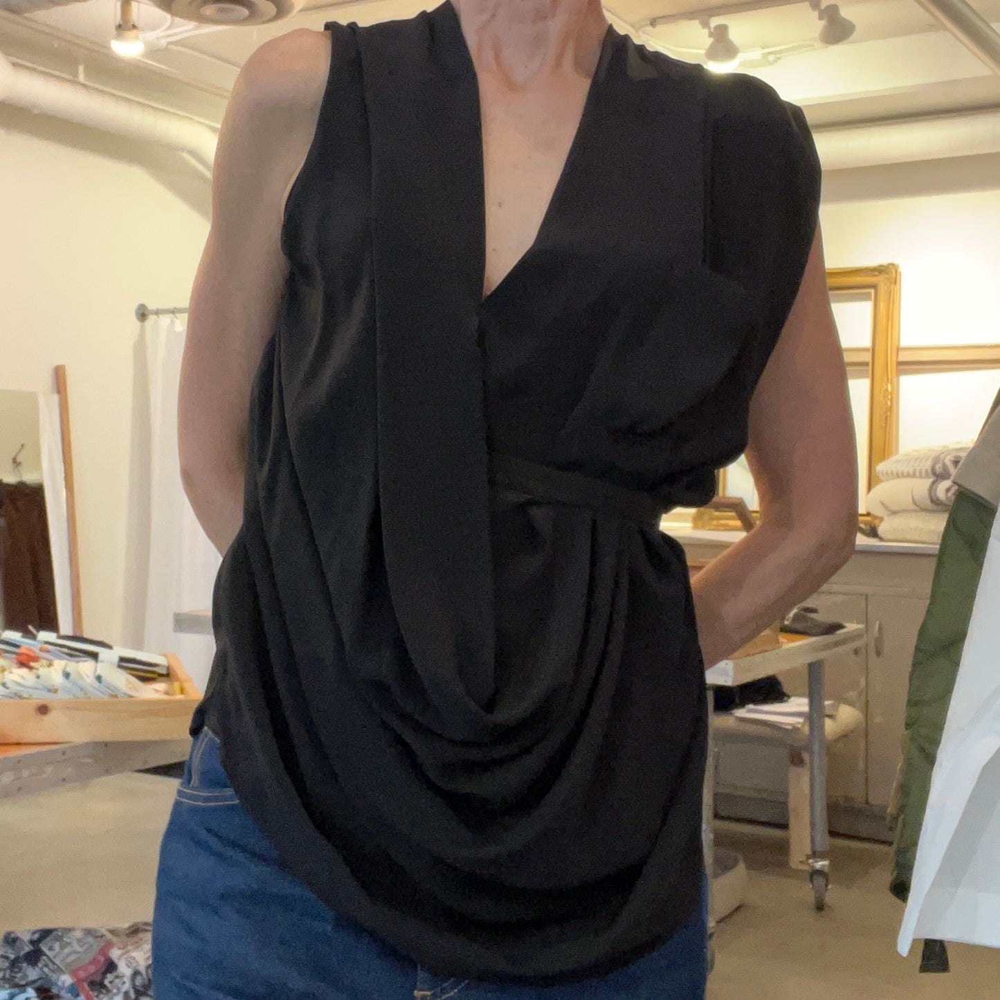 Hache - Noto Blouse in Black