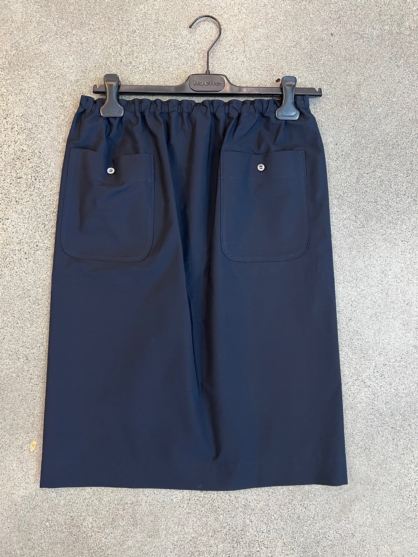 Hache - Phoenix Pull on Skirt in Navy