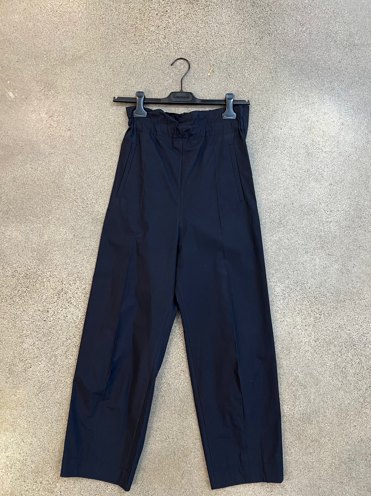 Hache - High Waisted Pince Pants in Navy or Brown