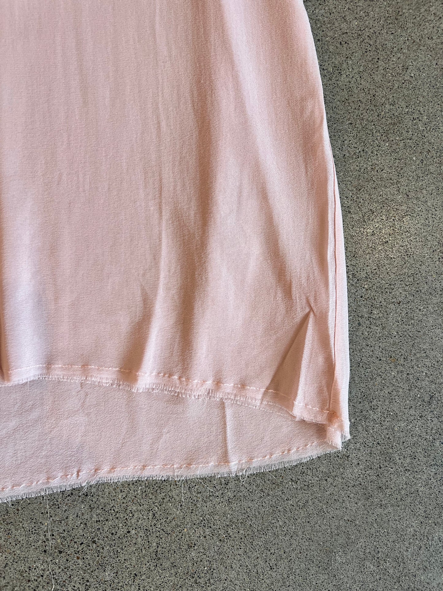 Kristensen Du Nord- Silk Georgette Sleeveless V-Neck Top in Dusty Rose