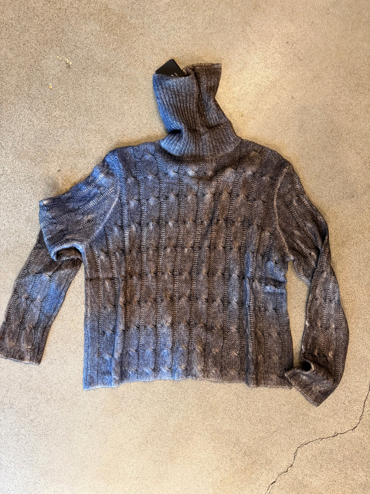 Avant Toi - Braided Turtleneck CashSilk Pullover