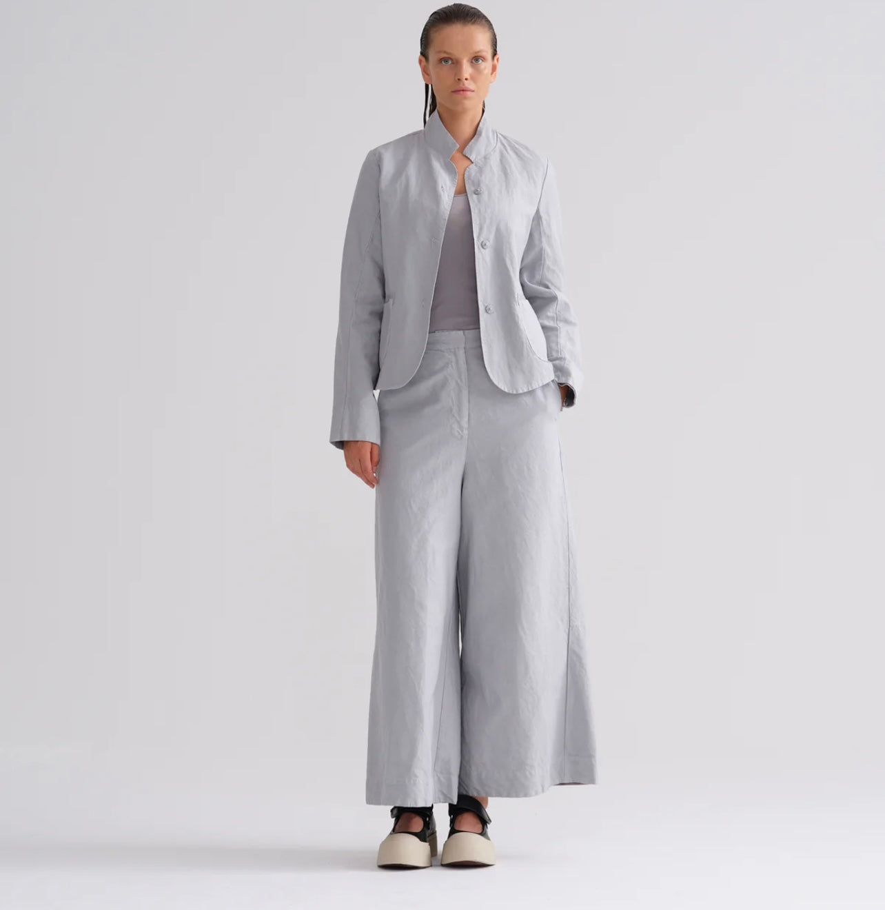Kristensen Du Nord- Cotton Twill  Jacket - in Grey(XL)