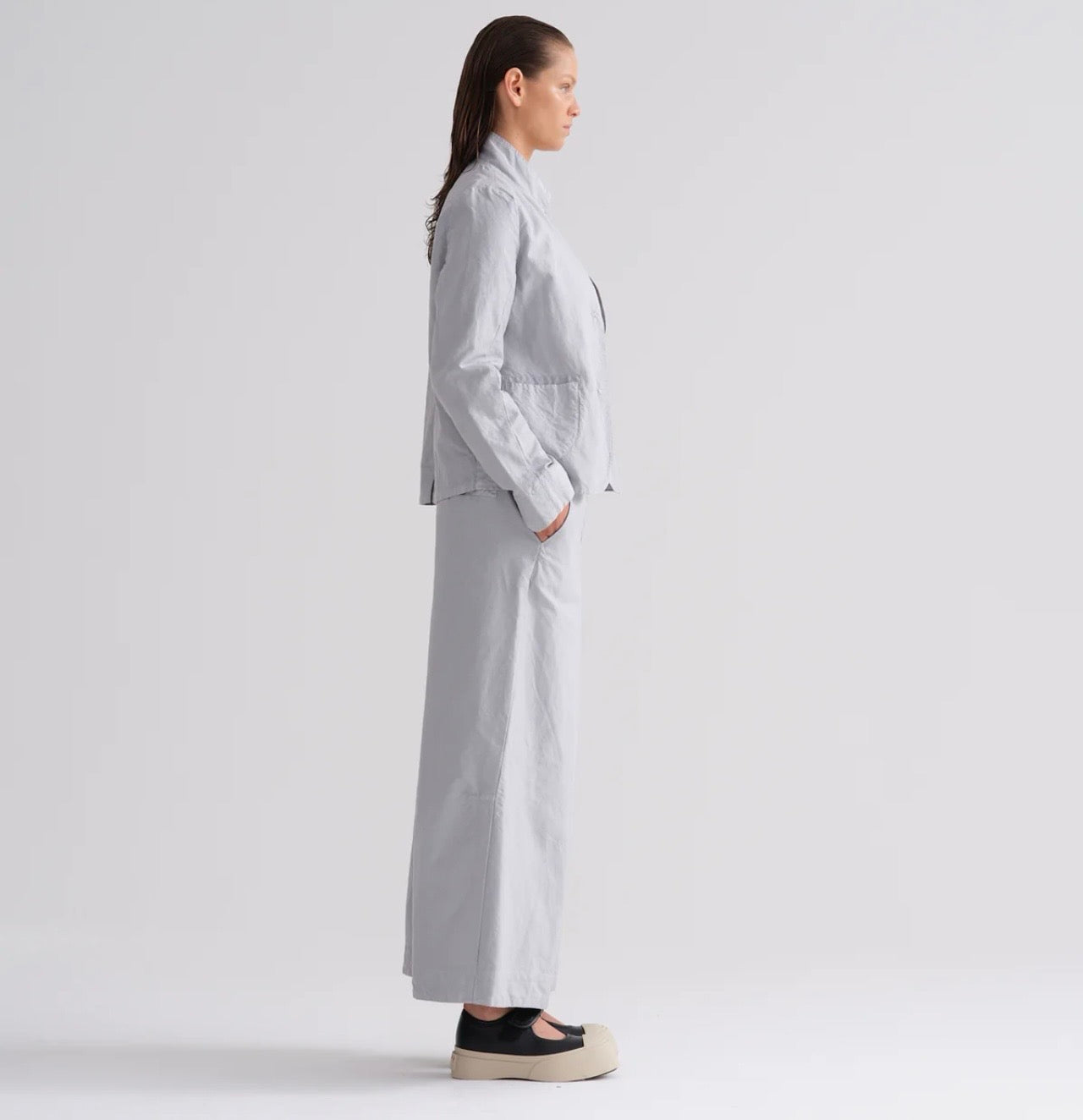 Kristensen Du Nord- Cotton Twill  Jacket - in Grey(XL)