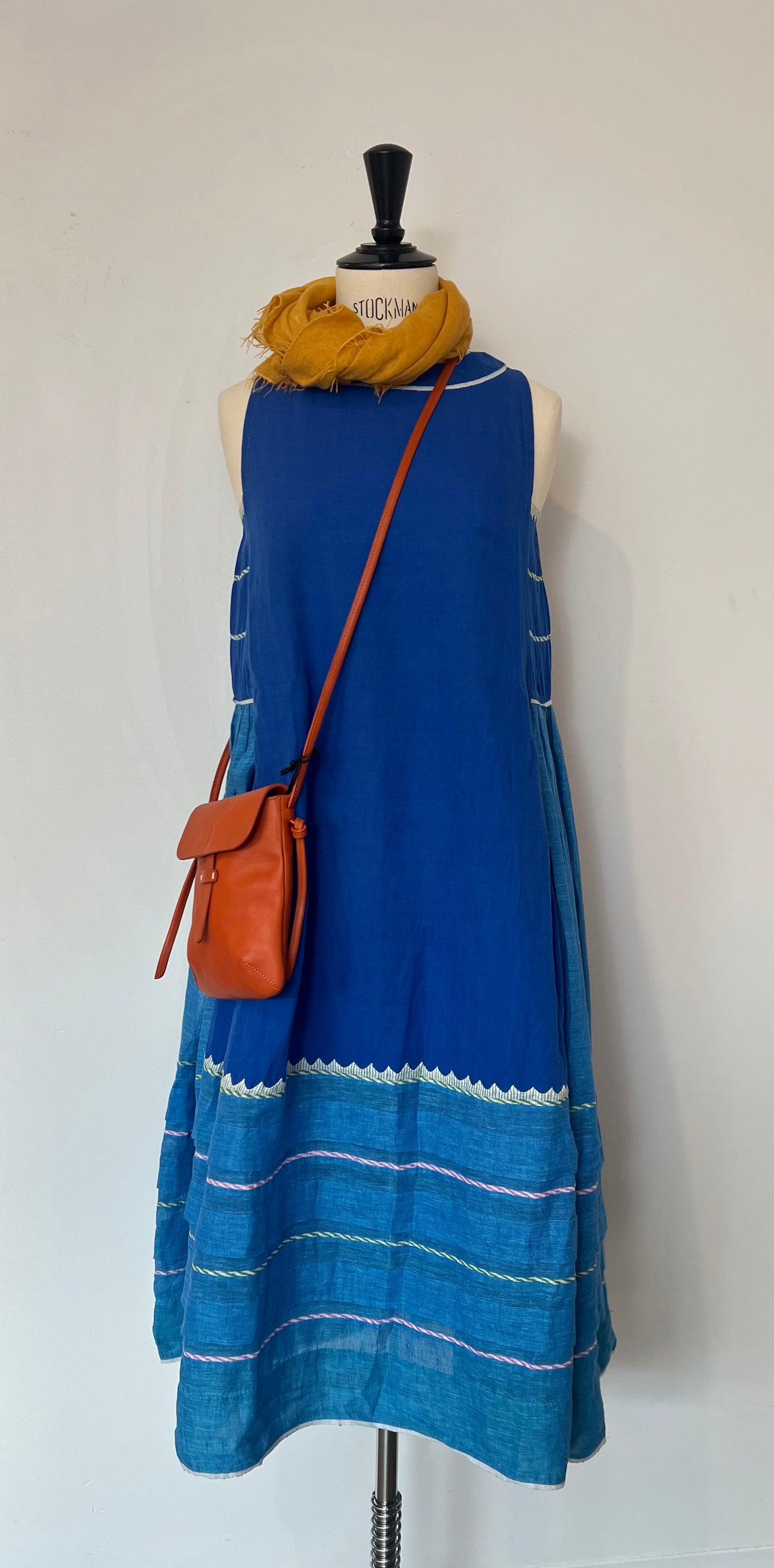EKA - Fyodor Dress in Peach or Cobalt