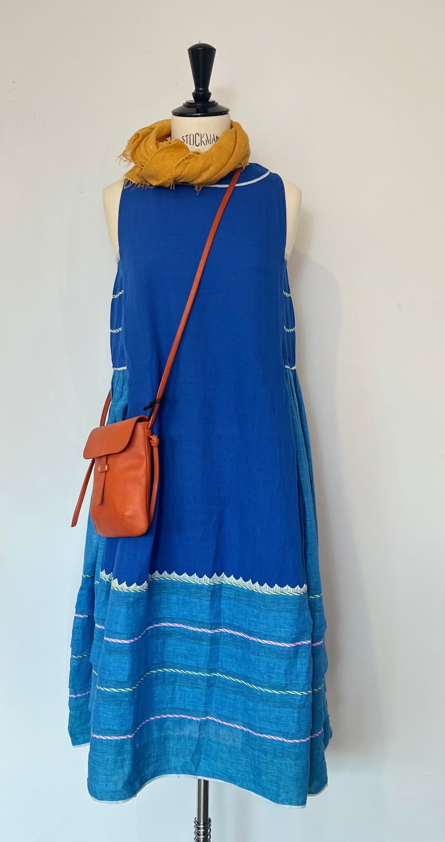 EKA - Fyodor Dress in Peach or Cobalt