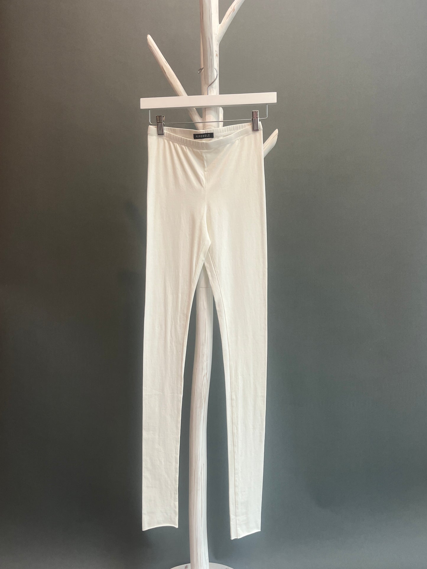 Rundholz - Leggings in White(Small)