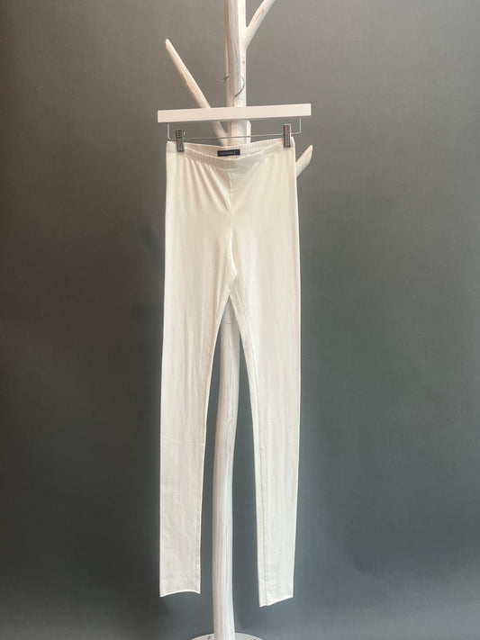 Rundholz - Leggings in White(Small)