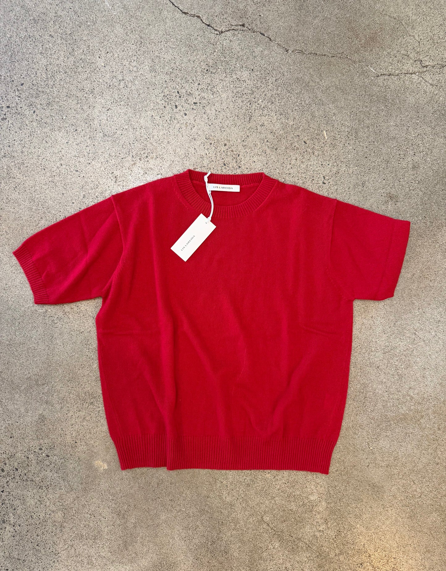 Lis Lareida - Vanya Short sleeve Pullover in Berry