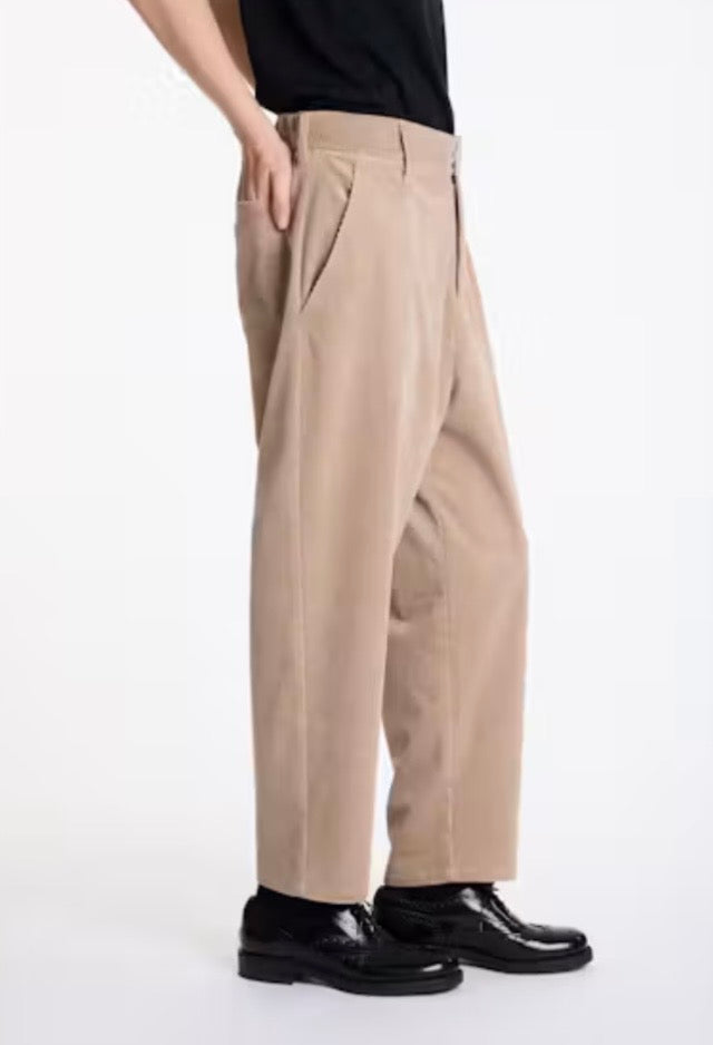 Lis Lareida - Paris Corduroy Pants in Sanded Beige
