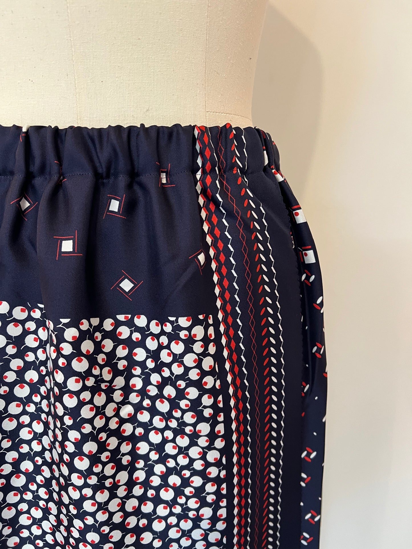 Monica Sarti - Pareo Lulu Slit Silk Skirt in 2  Color Ways