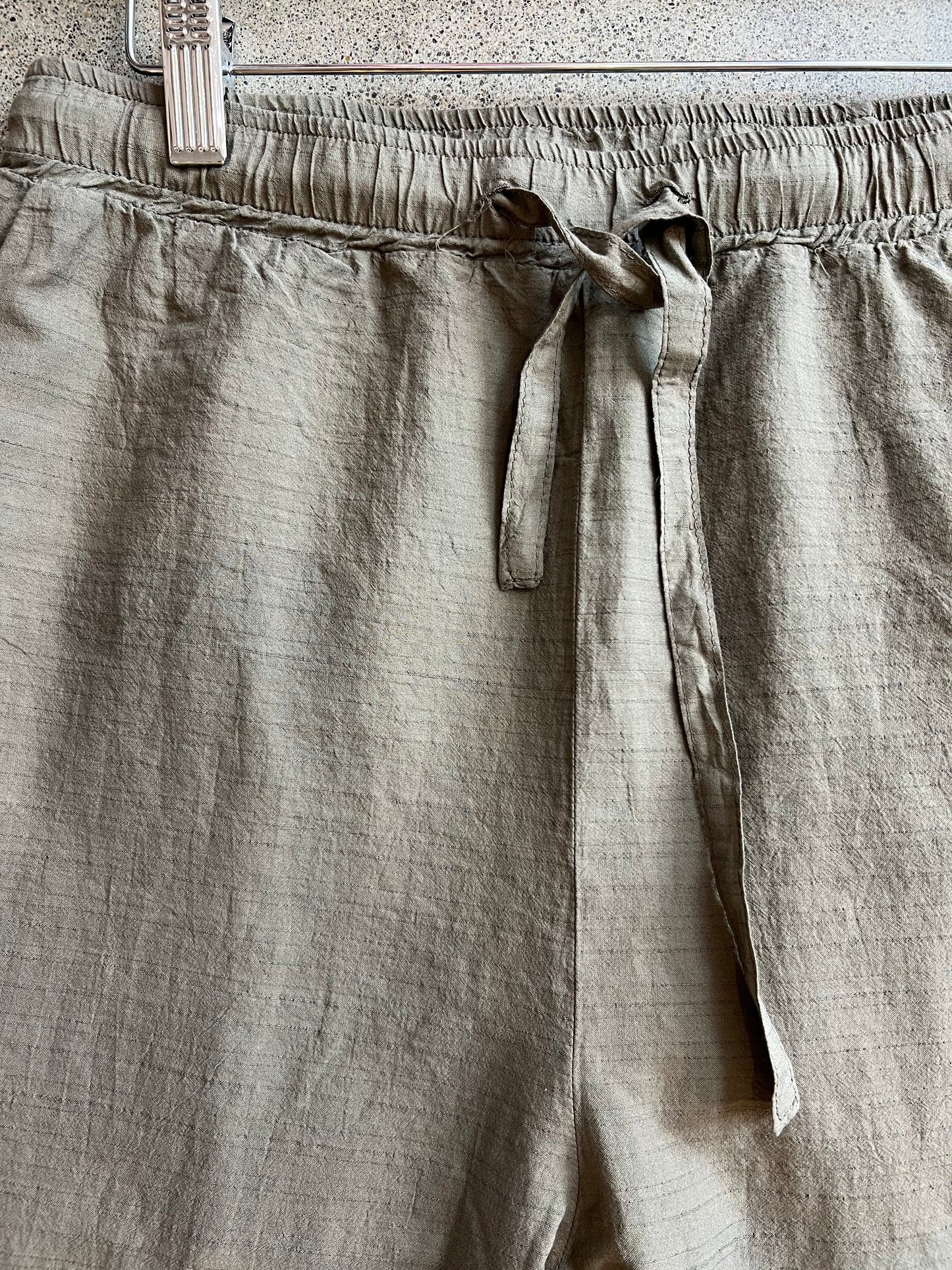 Kristensen Du Nord - Light Crinkled Pants in Moss