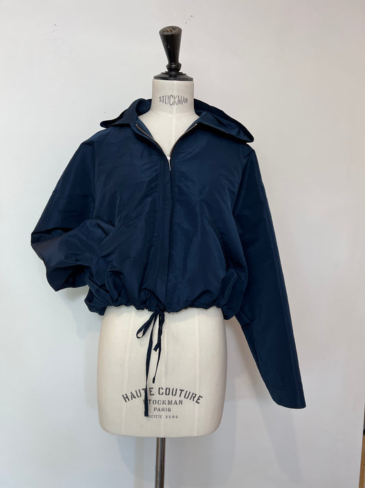 Hache - Cropped Jacket in Navy(L)