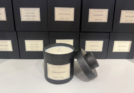 Mad et Len-  Candles in several scents.
