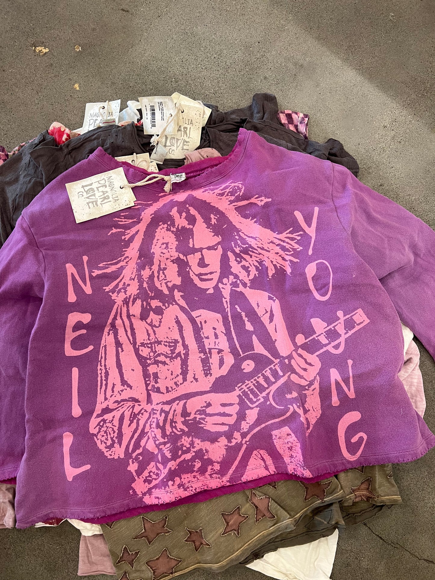 Magnolia Pearl- Neil Young Sweatshirt