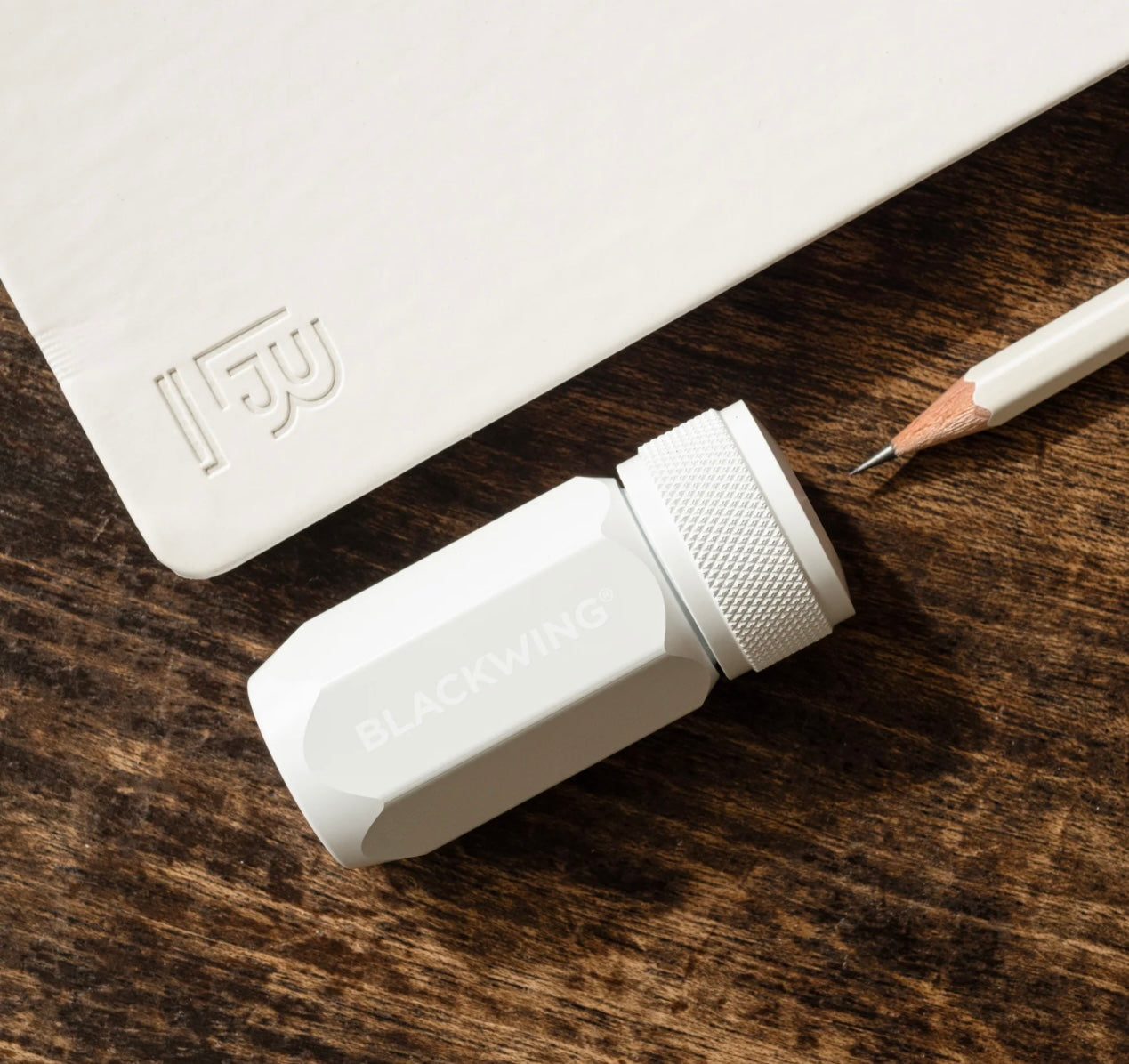 Blackwing- One Step Long Point Sharpener in White